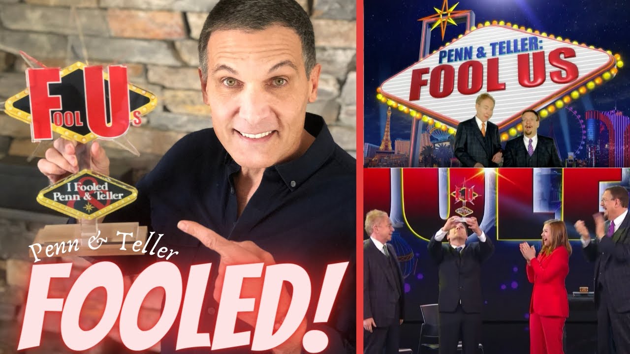 Penn and Teller Fool Us // Tony Clark FOOLER YouTube