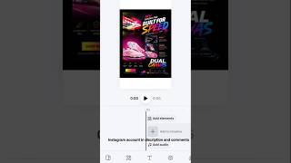 Before vs after Adidas ad poster #graphicdesign #canva #adidas