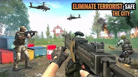 FPS Commando Offline Gun Games - Modern War Games & Mission Games - Android Gameplay.