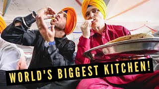 Visiting GOLDEN TEMPLE in Amritsar + Eating INDIAN FOOD in WORLD’S BIGGEST KITCHEN w/ 100000 People! screenshot 4