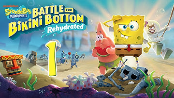 PATRICK MADE A WISH?!? EVIL ROBOTS | SpongeBob SquarePants: Battle For Bikini Bottom Rehydrated | #1