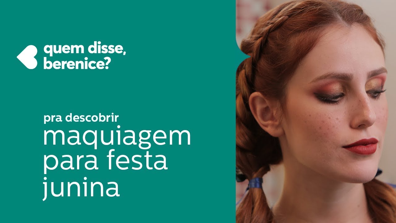 maquiagem para festa junina - YouTube