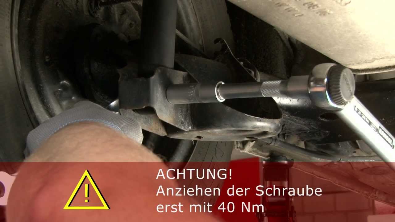 Stoßdämpfer vorne wechseln und repariern Tutorial Auto mech2you on Vimeo