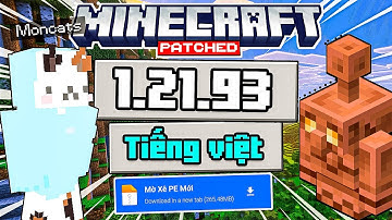 🔥Cách Tải Minecraft PE 1.21.93 Có Vibrant Visuals Cực Đẹp - Tiếng Việt - XboxLive