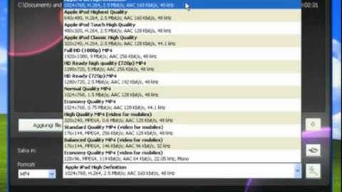 Convertire Video WebM in AVI MP4 3GP MP3 e Altri