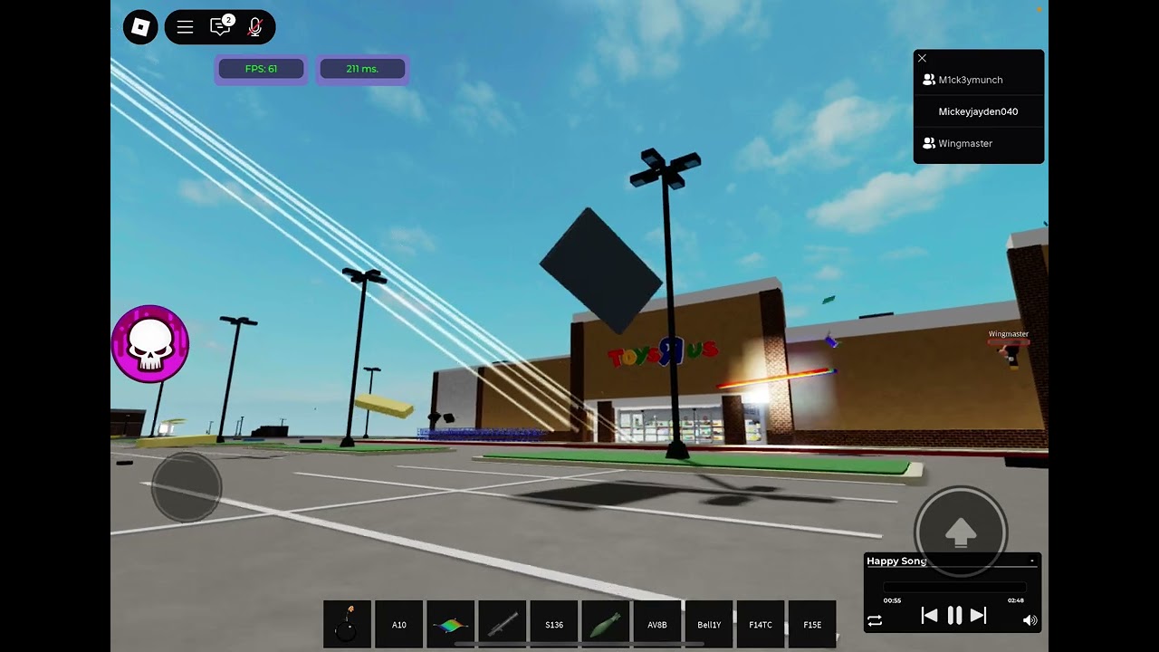 Wingmaster going to the store