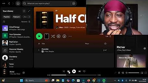 J Hus, Seyi Vibez - Richer (Official Audio) THEBOYFROMOJO Reaction 🤝