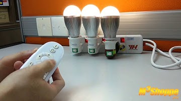 Dimmable LED Light Bulb with Remote Control - M3Shoppe.my