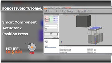 ABB RobotStudio Tutorial - Smart Component Actuator 2 Position Press