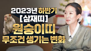 ✨2023년 악삼재를 복삼재로 만드는 원숭이띠 하반기운세✨좋은 문이 열리니 실컷 즐기면서!재미있게 살 수 있…