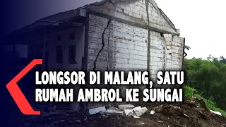 Longsor Rusak 3 Rumah di Malang