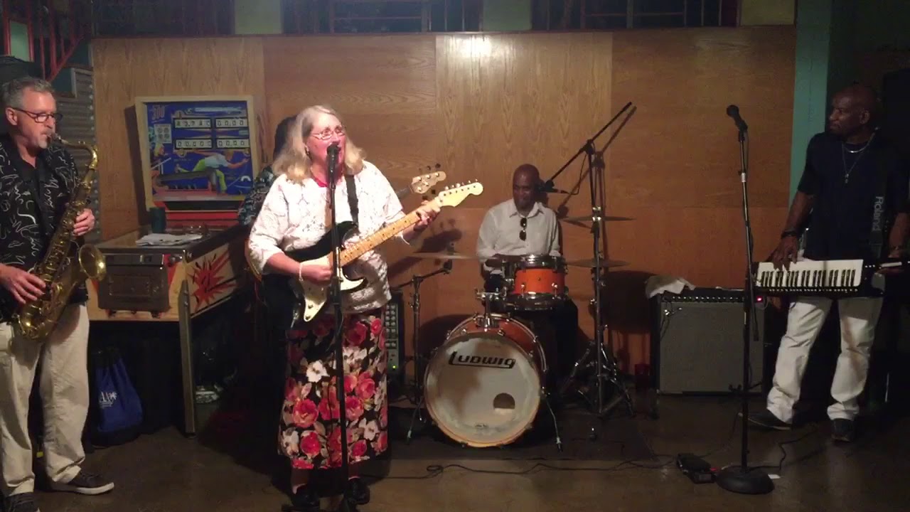 Laura Simon jams with The Sana Blues Band in Atlanta YouTube