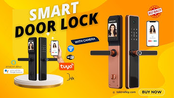 Smart Door Lock (F1) - Tuya Version Fingerprint Wi-Fi Remote Google Home Alexa