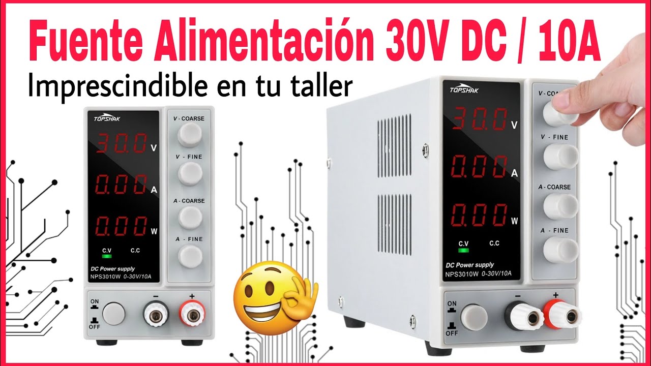 Fuente de alimentación digital Regulable 0-60V/ 0-6A