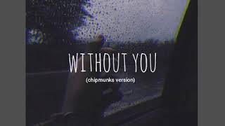 Without You Chipmunks Version