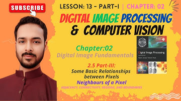 Lesson 13 Part-I: Some Basic Relationships between Pixels Neighbors of a Pixels