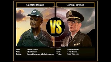 C&C ZH Shockwave GC USA Armor VS Laser | Hard