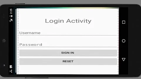 Simple Login App Android Studio