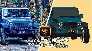 Adobe draw || How to cartoon easily || Cartoon tutorial for beginners