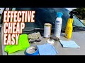 SIMPLE SOLUTION! How To Deep Clean A Windshield and Repel Water [DIY]