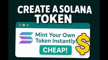 How To Create A Solana Token UPDATED BEGINNER GUIDE