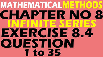 BSc |METHODS| Chapter 8 EXERCISE 8.4 Question 1 to 35  | OFW