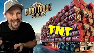 TRANSPORTERAR DYNAMIT I TRUCK SIMULATOR 2 med SoftisFFS