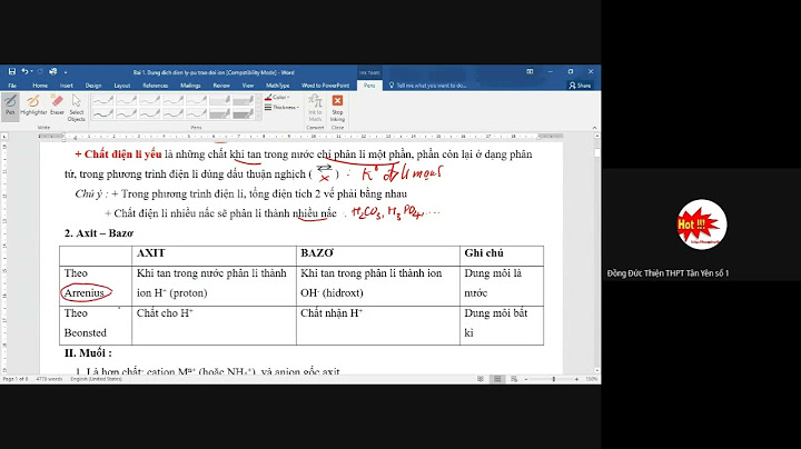 Điều kiện xảy ra phản ứng trao đổi trong dung dịch các chất điện li là