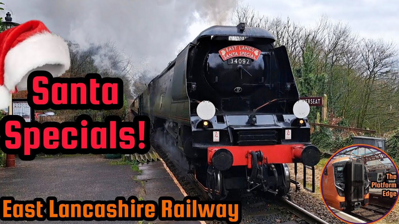Santa Special Trains on the East Lancashire Railway! - YouTube
