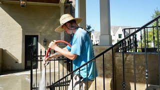 Concrete Cleaning in College Grove, TN: Poolside Wash! #shorts