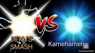 Fortnite Squads Match Deku's Smash vs Kamehameha