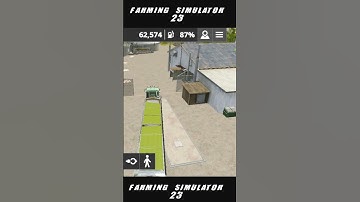 FS 20 making chaff harvesting big land #farmingsimulator