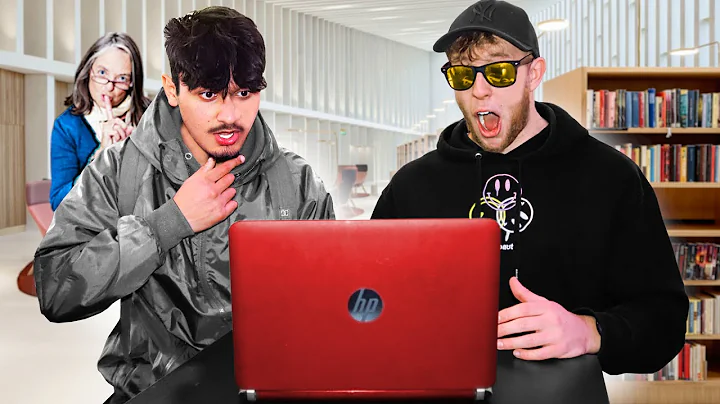 Blasting Embarrassing Voicemails in Libraries Prank