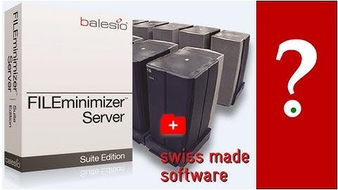 Server Storage-Backup-solution - Reduce / Compress PDF, PPT, MS Office - FILEminimizer - balesio