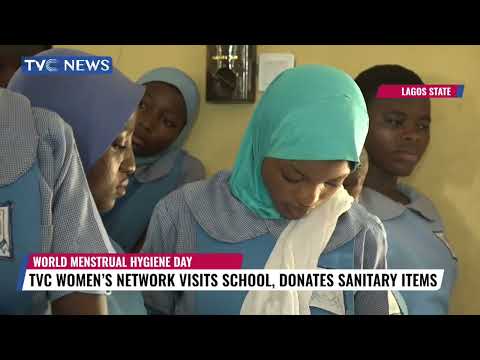 TVC Women's Network Visits School, Donates Sanitary Items
