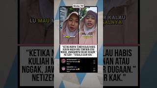"Nanya temen, jawabannya bikin nyesek." #shorts #beritaviral