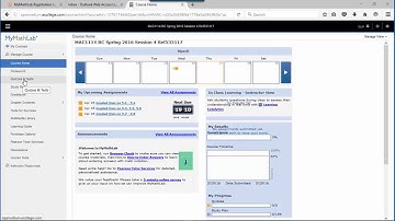 Getting Started in MyMathLab