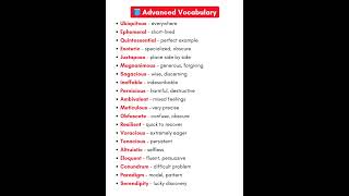 Master English Vocabulary 100 Words With Meanings, Examples & Usage Improve Your Language Skills