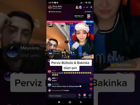 Perviz Bülbüle ve Bakinka Düet Şeir