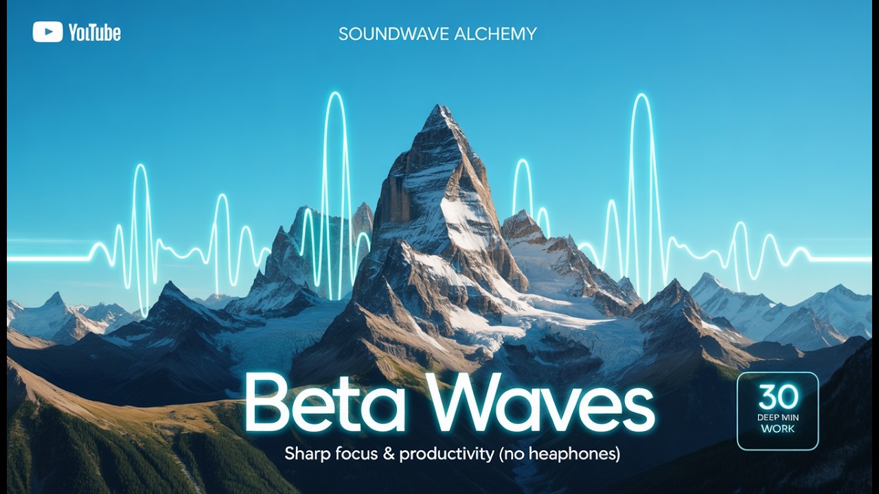 THE PRODUCTIVITY FREQUENCY 📝 | Beta Waves (No Headphones) 30 Min Study Session
