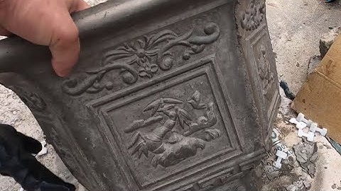 Hướng dẫn làm chậu lục giác 45 cây trúc và hoa sen - Khuôn chậu sơn cương