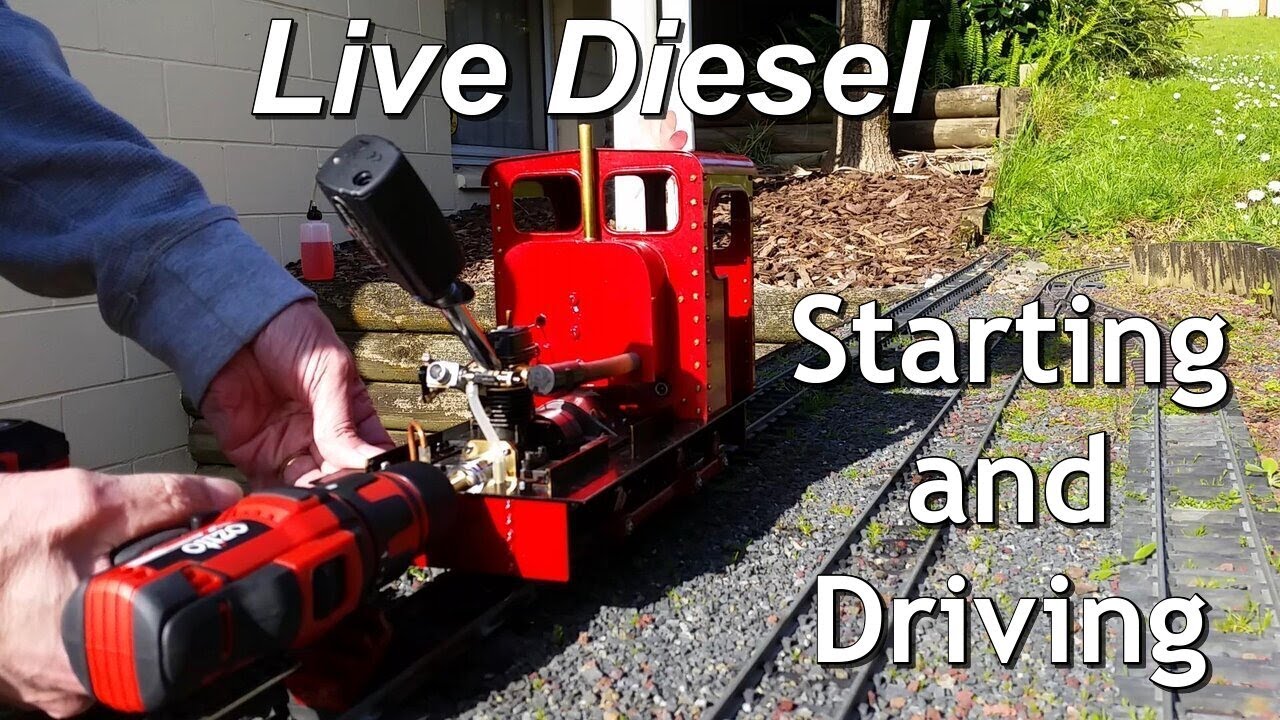 Running the Live Diesel on the Garden Railway