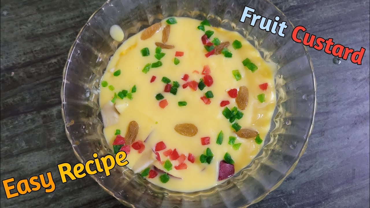 HOW TO Make Fruit Custard At Home?घर पर फ्रूट कस्टर्ड आसनी से कैसे