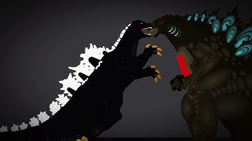 Heisei Godzilla vs Titanus Godzilla | Sticknodes