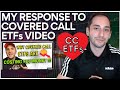 My Response to “Stocktrades” Covered Call Video + Why I LOVE Covered Call ETFs for Passive Income!