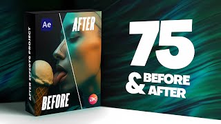 Before and After Split Screens Pack - After Effects Template