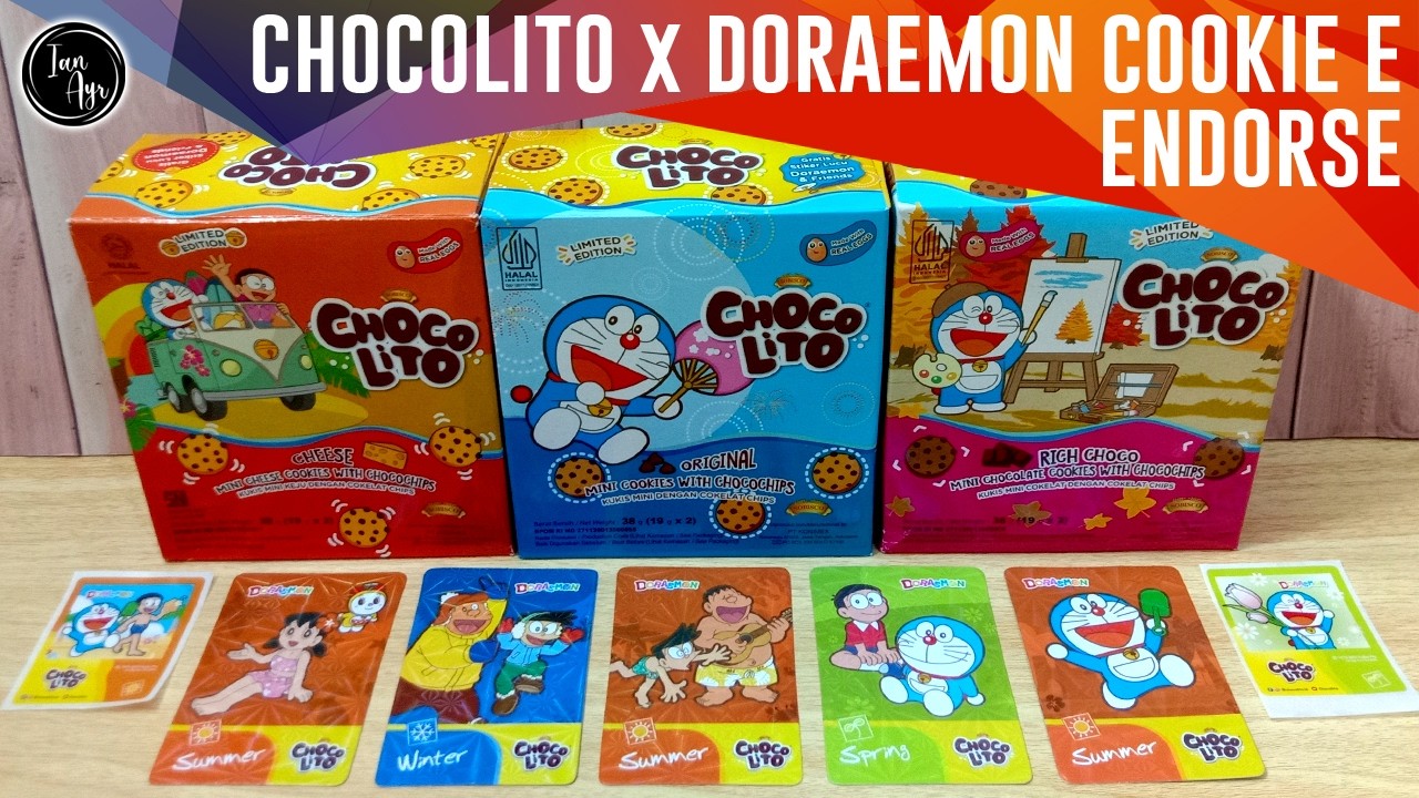 ENDORSEMENT ] Chocolito x Doraemonドラえもん Mini Cookies E Kukis