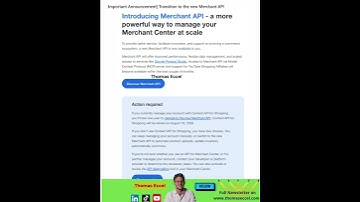 Merchant API got announced for Google Shopping #googleads #ppc #merchantcenter #googleshopping #ads