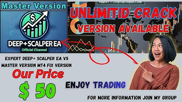 🔥 Expert Deep+ Scalper EA V5 Master Version MT4 fix version No DLL