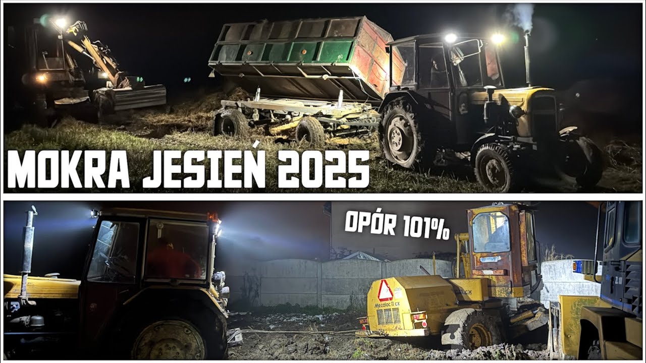 🇵🇱Mokra Jesień 2025!?➜Przywóz i rozrzucanie Obornika?!☆Zakopany Mecalac?!😍Opór 101%🔥Daniel12